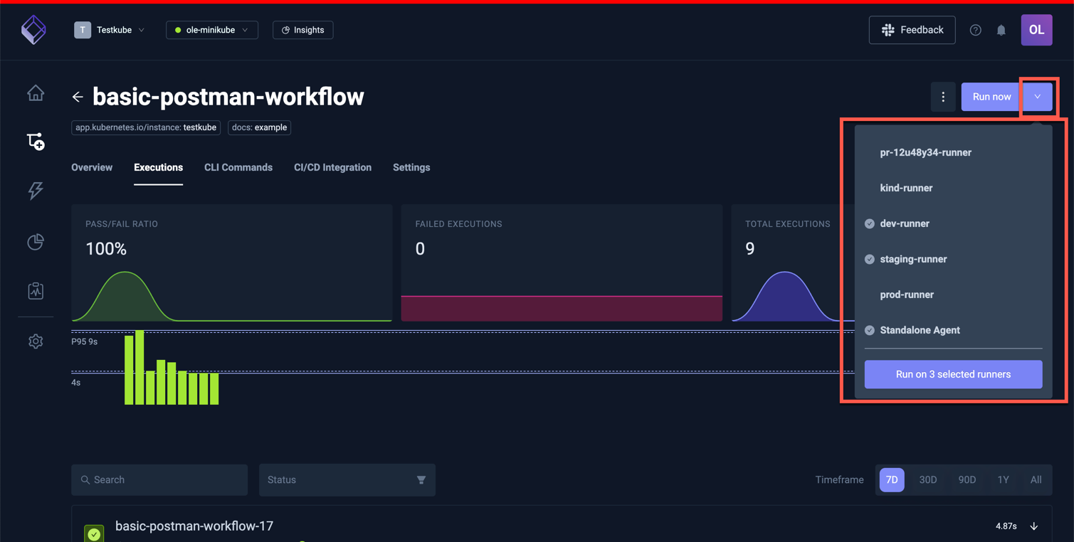 Run Workflow Button